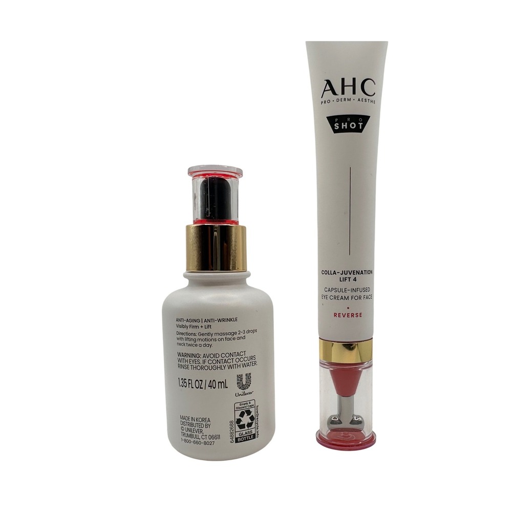 AHC Pro Shot Colla-Juvenation Lift 4 Intra-Serum and Eye Cream Duo Set - Picture 2 of 7
